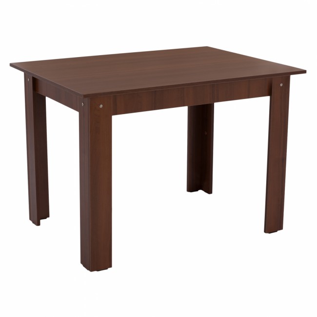 Τραπέζι τραπεζαρίας σε χρώμα καρυδί 110x80x77