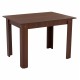 Τραπέζι τραπεζαρίας σε χρώμα καρυδί 110x80x77