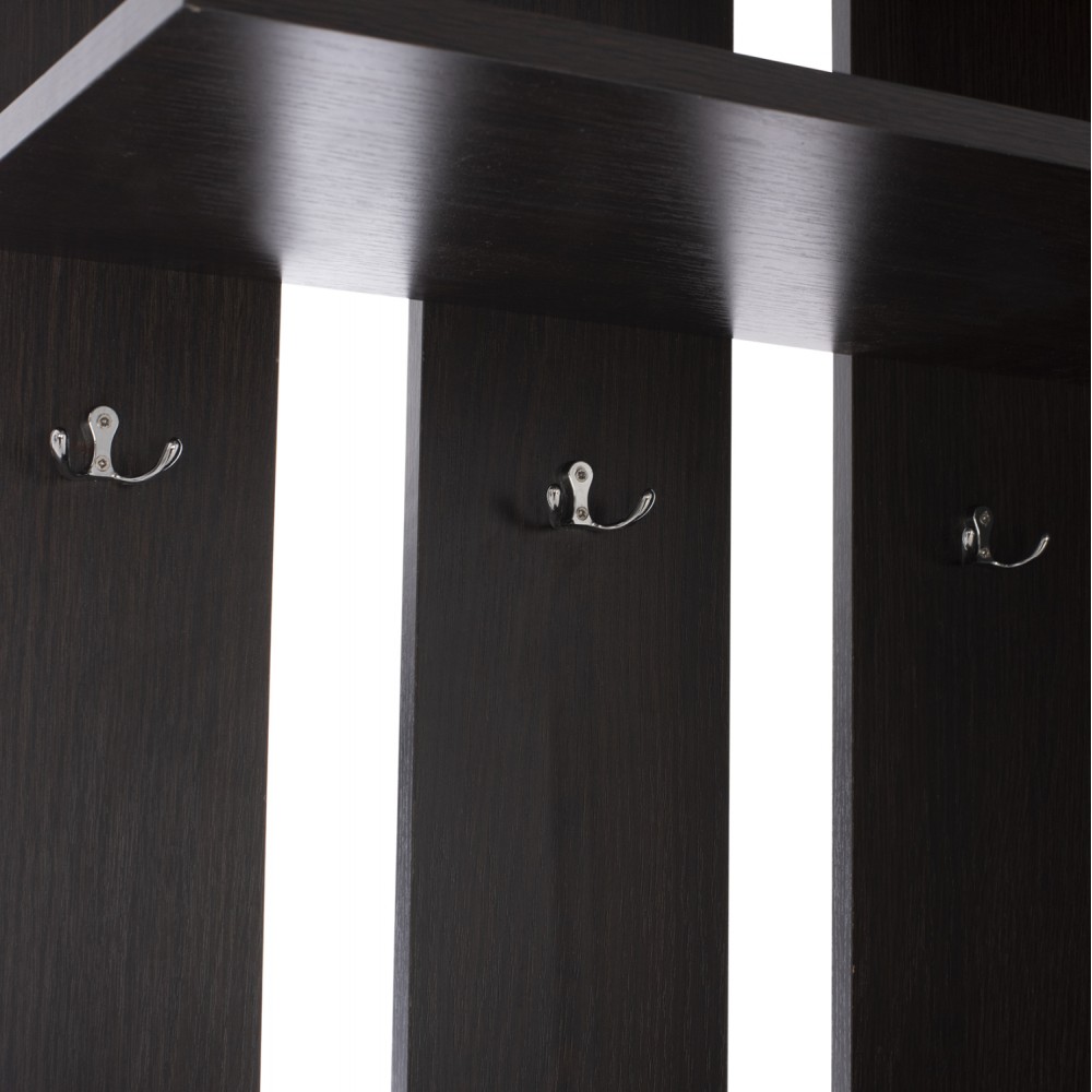 Έπιπλο εισόδου "DULCE" με συρόμενη ντουλάπα και καθρέφτη σε χρώμα βέγκε 118x45x210