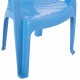 Καρέκλα παιδική από πολυπροπυλένιο σε μπλέ χρώμα 36.5x36.5x56.5