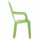 Καρέκλα παιδική από πολυπροπυλένιο σε λαχανί χρώμα 36.5x36.5x56.5