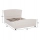 Κρεβάτι από ξύλο/PU σε χρώμα λευκό 150x200
