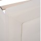 Κρεβάτι από ξύλο/PU σε χρώμα λευκό 150x200