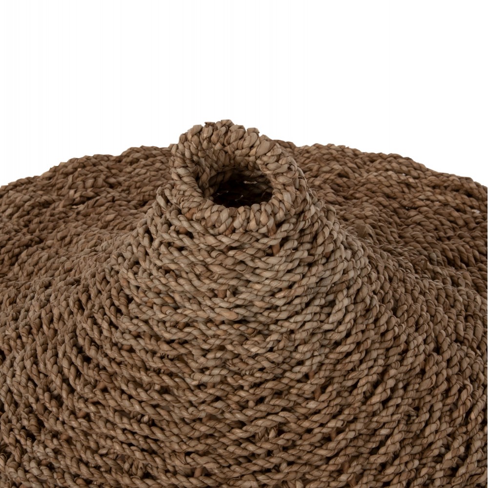 Φωτιστικό οροφής από ίνες φοίνικα σε χρώμα φυσικό Φ62Χ42