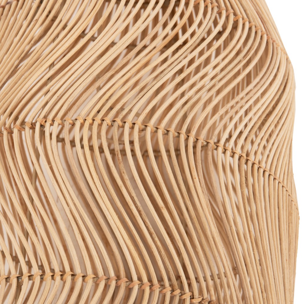 Φωτιστικό οροφής από rattan σε χρώμα φυσικό Φ22x148