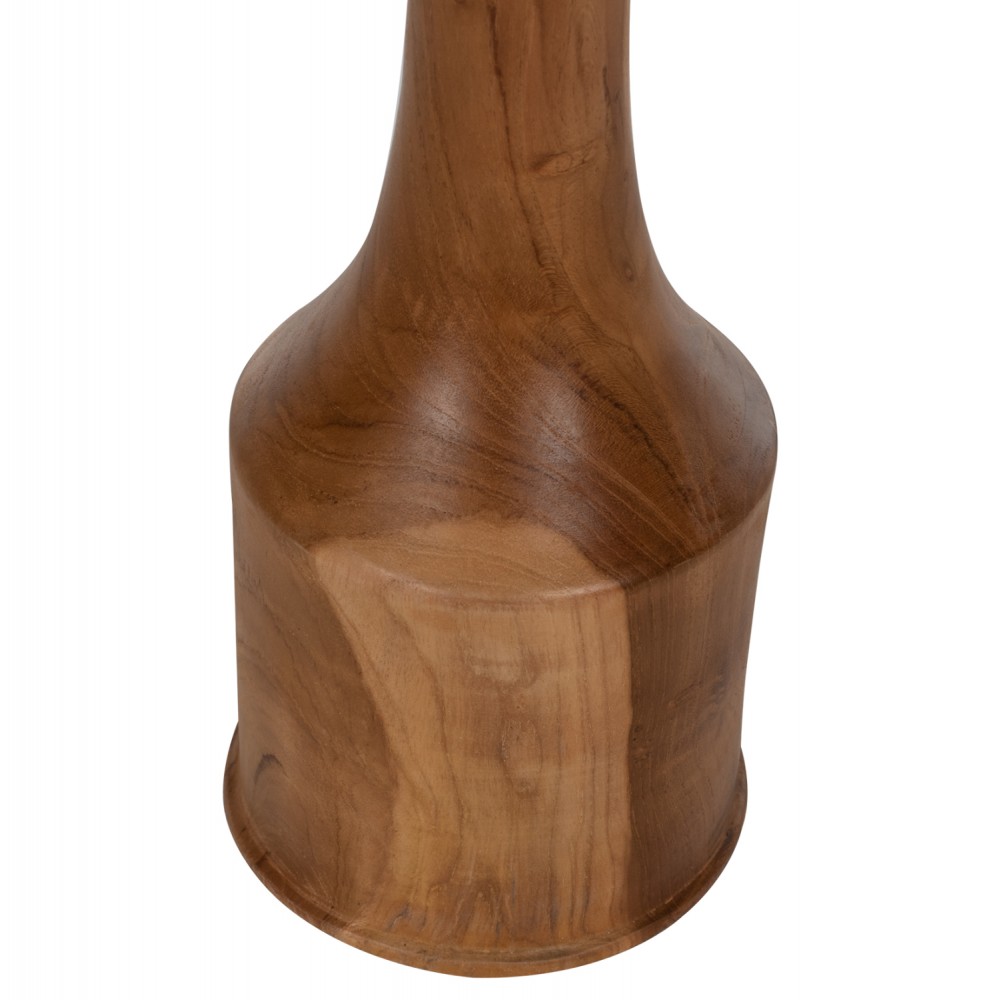 Διακοσμητικά βάζα από μασίφ σε χρώμα φυσικό Φ14Χ30