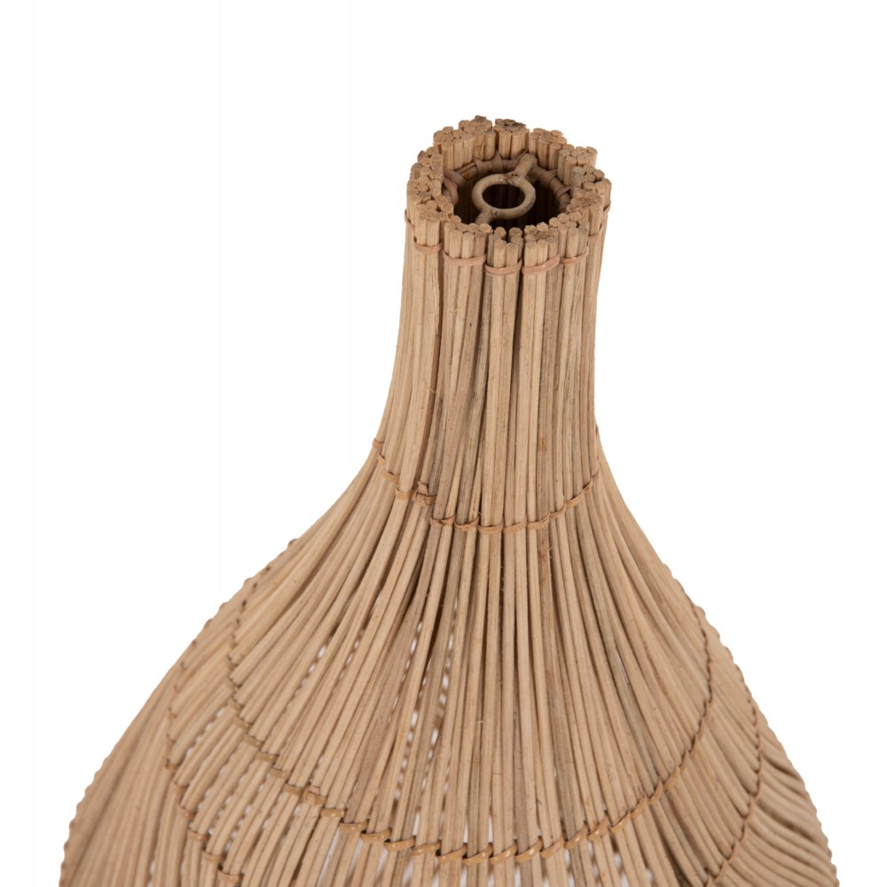 Φωτιστικό οροφής από rattan σε χρώμα φυσικό  Φ34,5x178