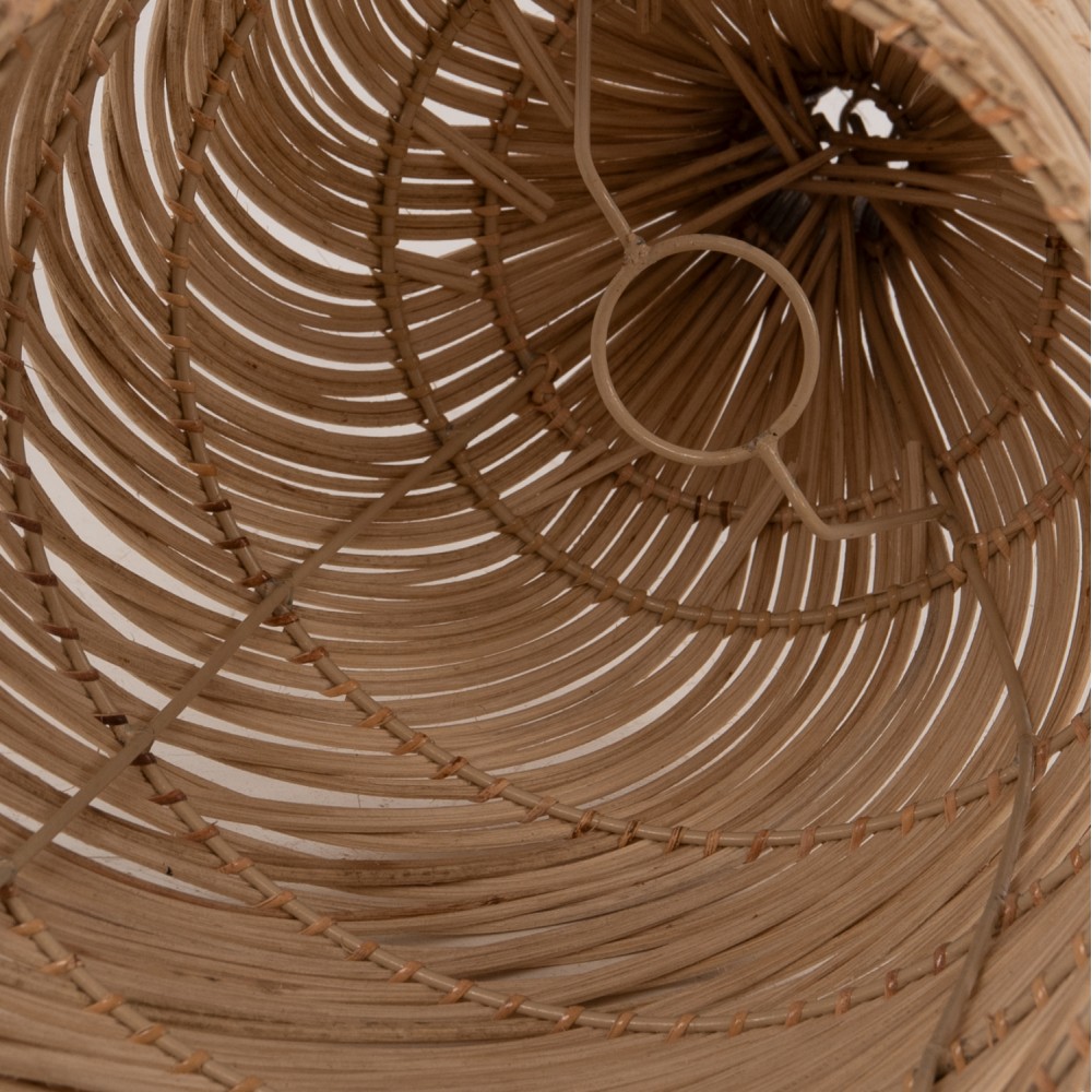 Φωτιστικό οροφής από rattan σε χρώμα φυσικό Φ28x163,5