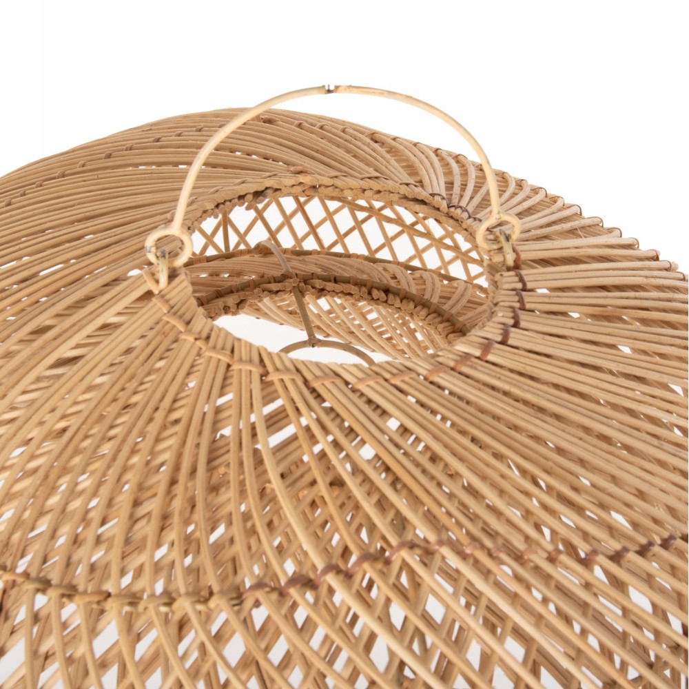 Φωτιστικό οροφής από rattan σε χρώμα φυσικό 100x80x142