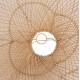 Φωτιστικό οροφής από rattan σε χρώμα φυσικό Φ80x126