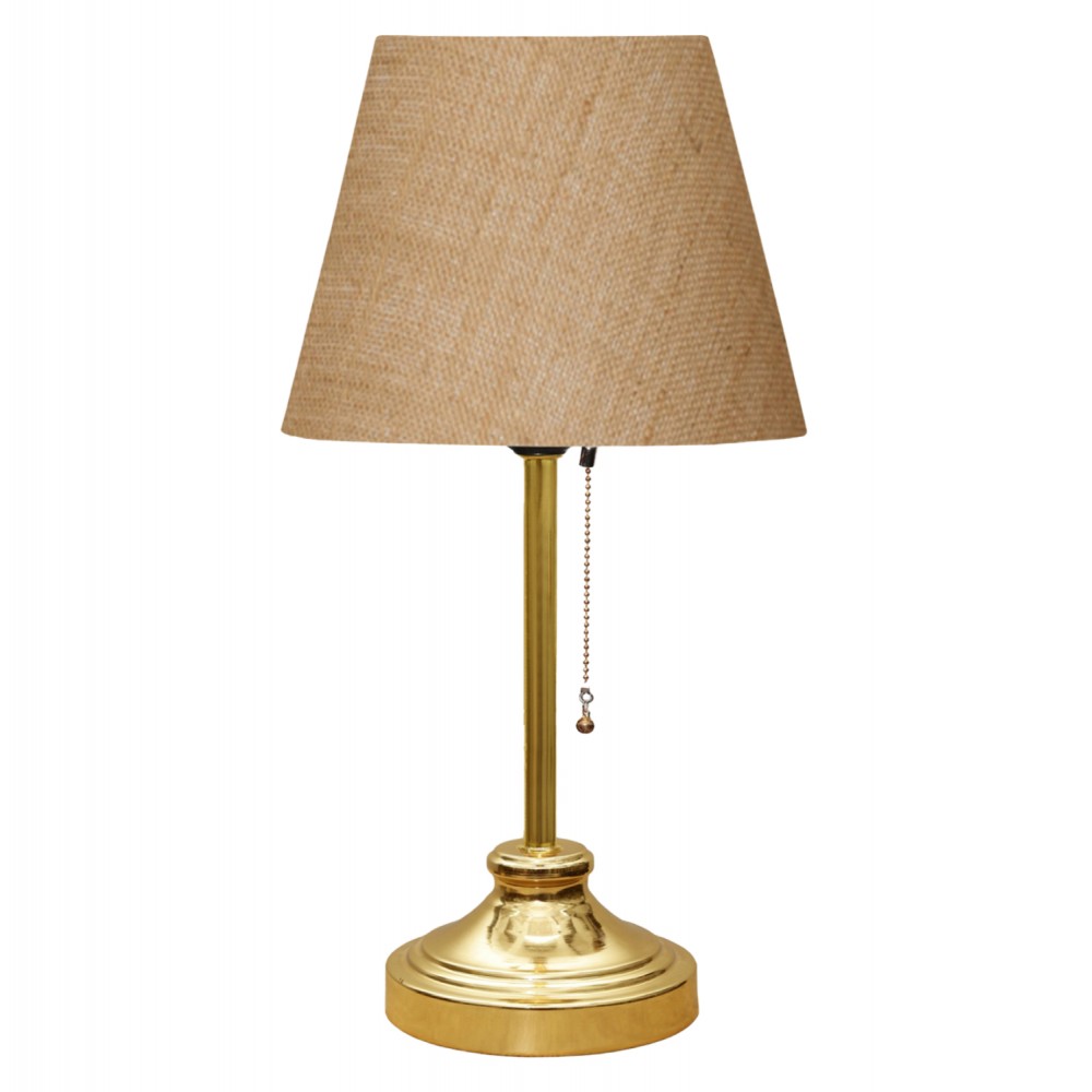 Επιτραπέζιο φωτιστικό ''HM7592.01'' από μέταλλο/ύφασμα σε χρώμα χρυσό/μπεζ