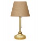 Επιτραπέζιο φωτιστικό ''HM7592.01'' από μέταλλο/ύφασμα σε χρώμα χρυσό/μπεζ