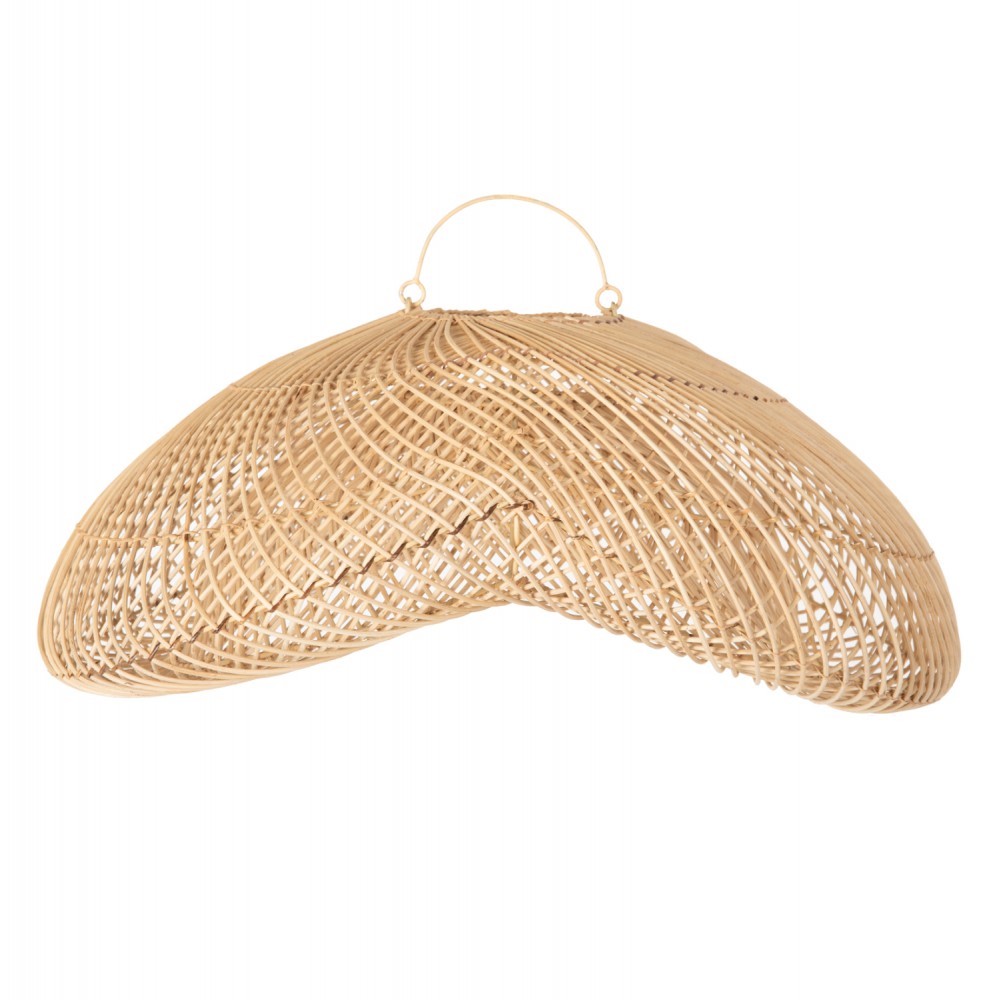 Φωτιστικό οροφής από rattan σε χρώμα φυσικό 62x52x122