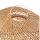 Φωτιστικό οροφής από rattan σε χρώμα φυσικό 62x52x122