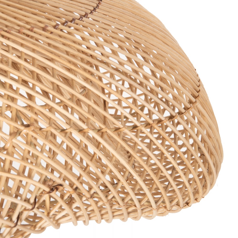 Φωτιστικό οροφής από rattan σε χρώμα φυσικό 62x52x122