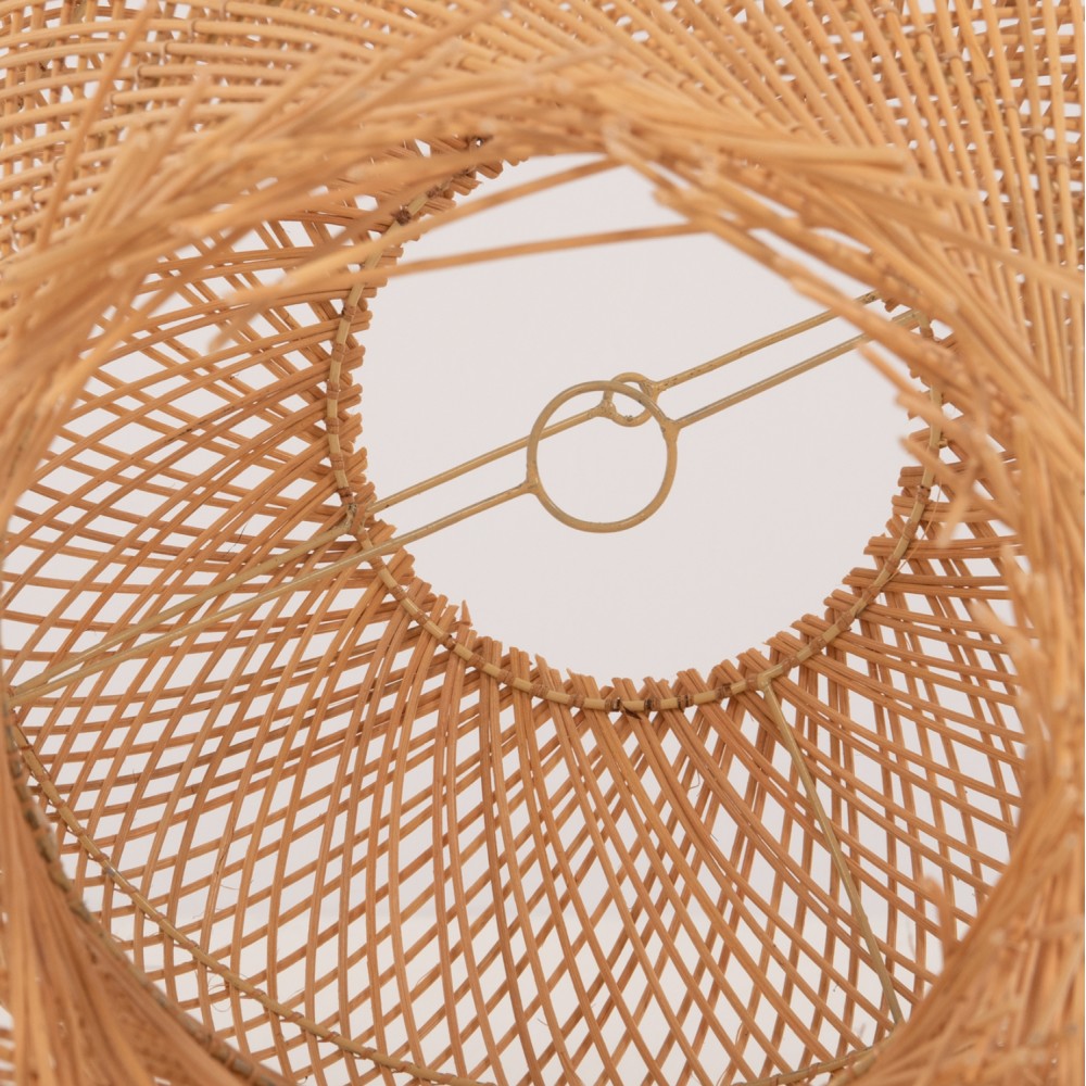 Φωτιστικό οροφής από rattan σε χρώμα φυσικό Φ49x157