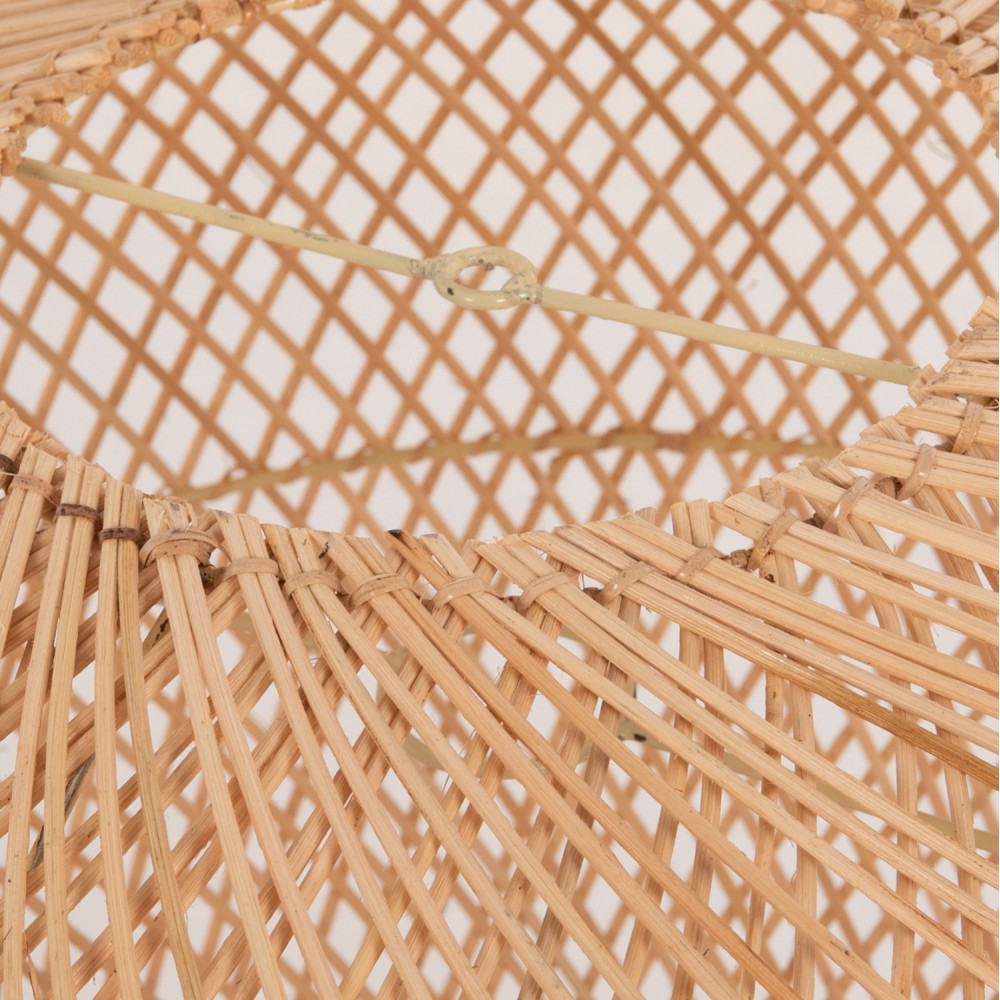 Φωτιστικό οροφής από rattan σε χρώμα φυσικό Φ49x157