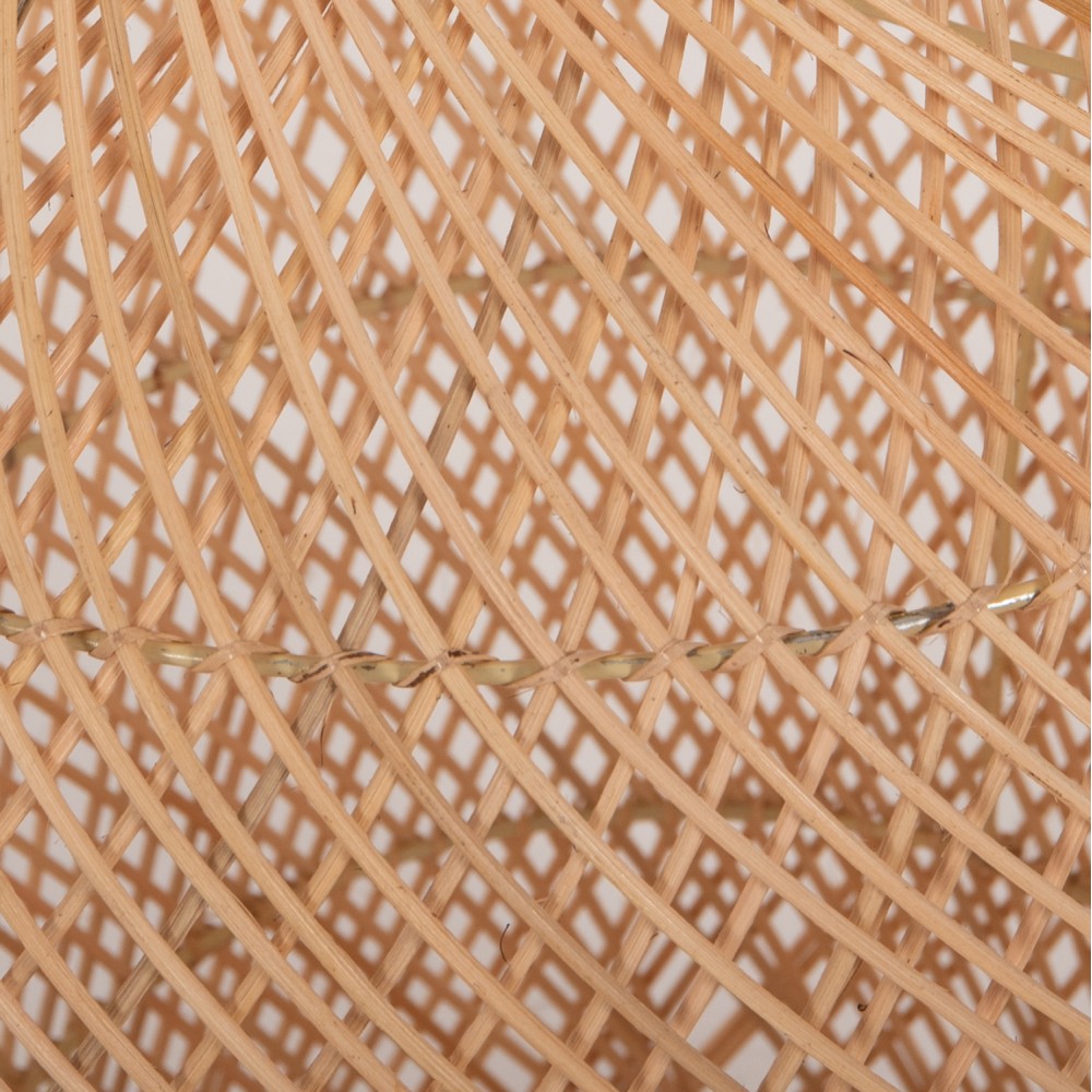 Φωτιστικό οροφής από rattan σε χρώμα φυσικό Φ49x157