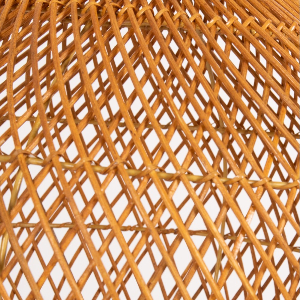 Φωτιστικό οροφής από rattan σε χρώμα φυσικό Φ41x137