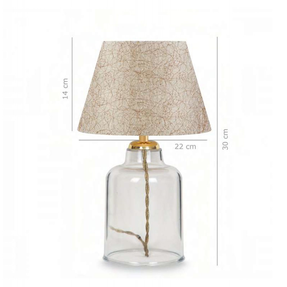 Επιτραπέζιο φωτιστικό ''HM7583.03'' από πλαστικό/ύφασμα ''HM7583.03'' σε χρώμα χρυσό