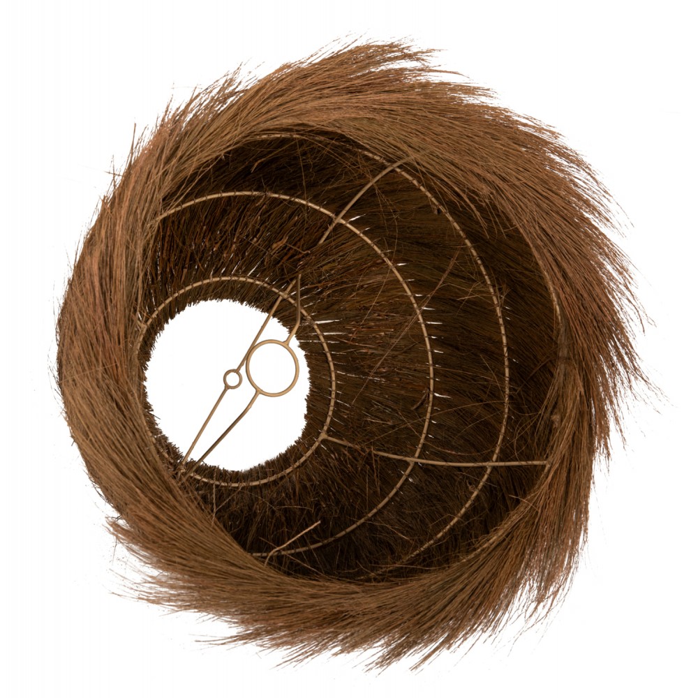 Φωτιστικό οροφής από rayung grass σε χρώμα καφέ Φ46x141