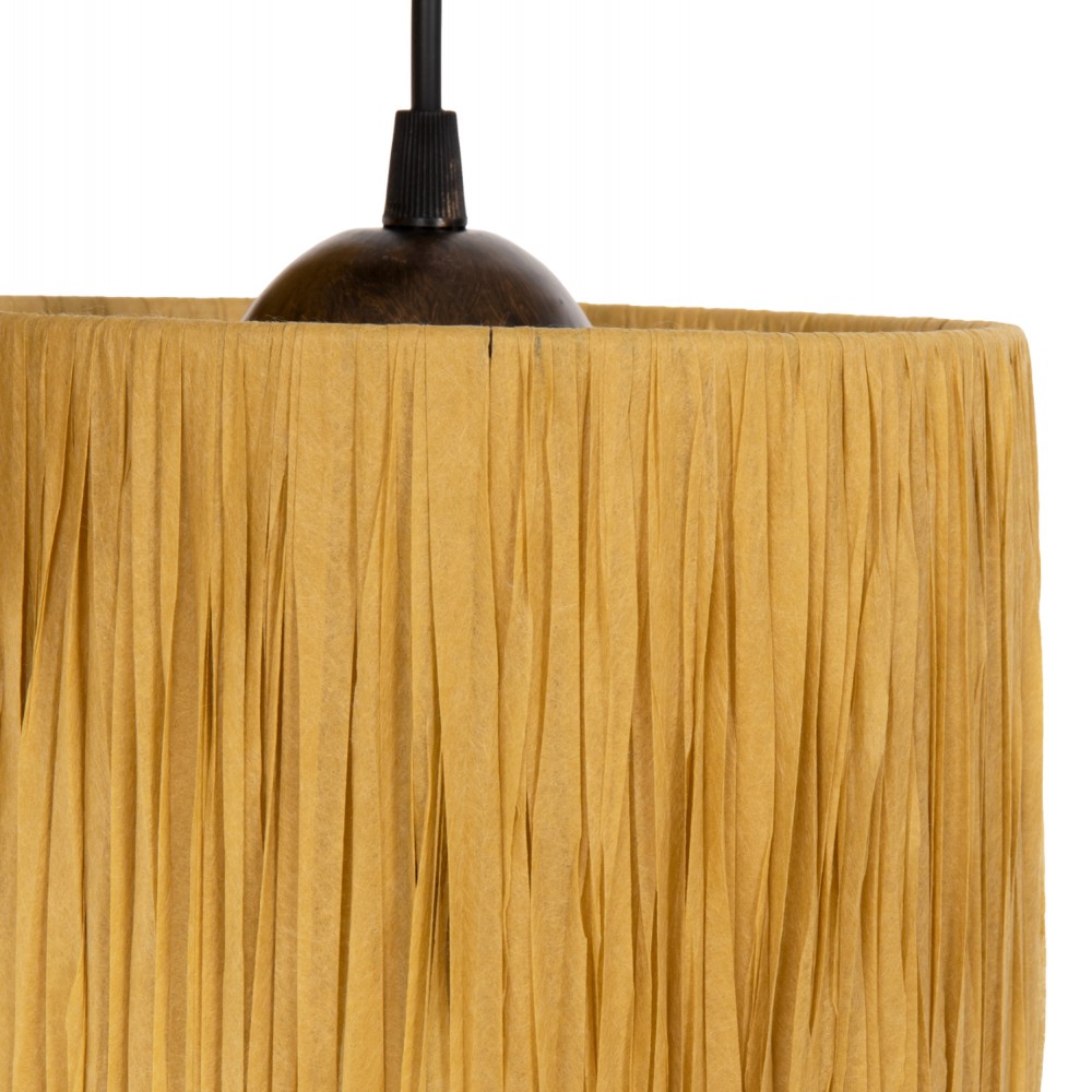 Φωτιστικό οροφής τρίφωτο από μέταλλο σε χρώμα μπεζ/μπρονζε Φ30x70