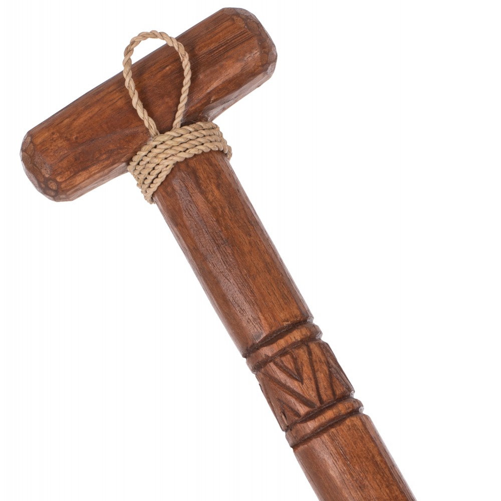 Διακοσμητικό τοίχου κουπί από ξύλο σε καρυδί χρώμα 16,5x100