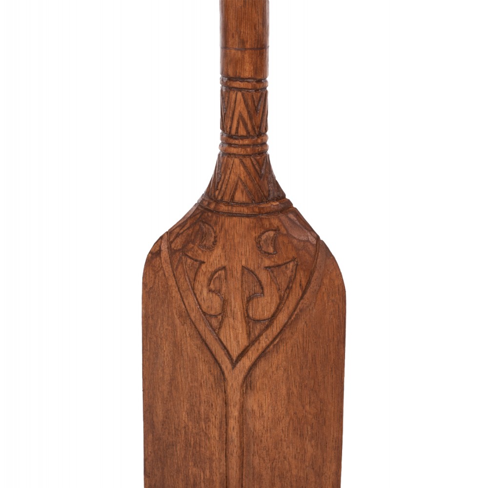 Διακοσμητικό τοίχου κουπί από ξύλο σε καρυδί χρώμα 16,5x100