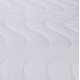 Αδιάβροχο κάλυμμα στρώματος από βαμβάκι σε λευκό χρώμα 90x190