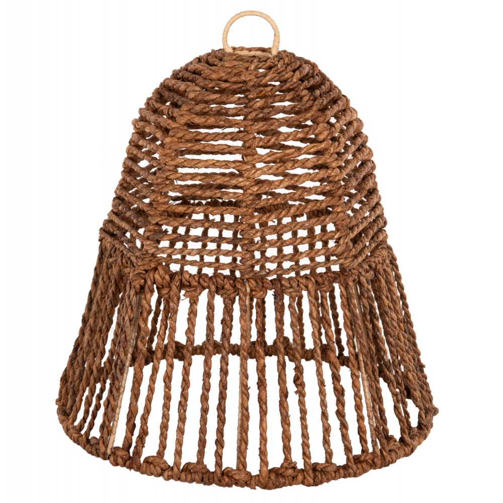 Φωτιστικό οροφής από ίνες δέντρου σε χρώμα καφέ Φ41x136