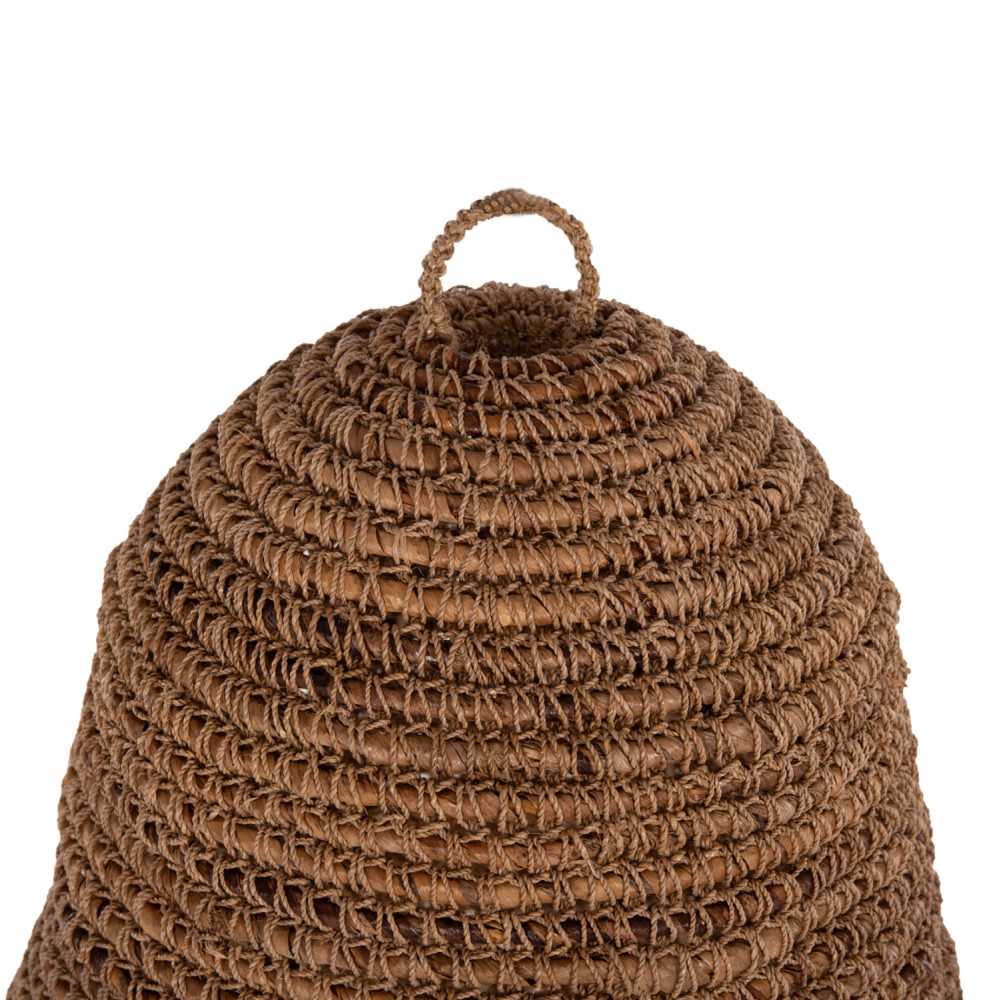 Φωτιστικό οροφής από ίνες δέντρου σε χρώμα φυσικό Φ60x180