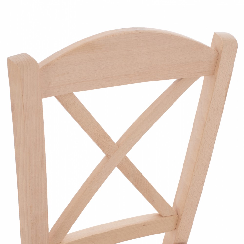 Καρέκλα καφενείου από ξύλο σε χρώμα φυσικό 40x48x88
