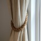 Δέστρα κουρτίνας από σχοινί σε μπέζ χρώμα 60x2x2