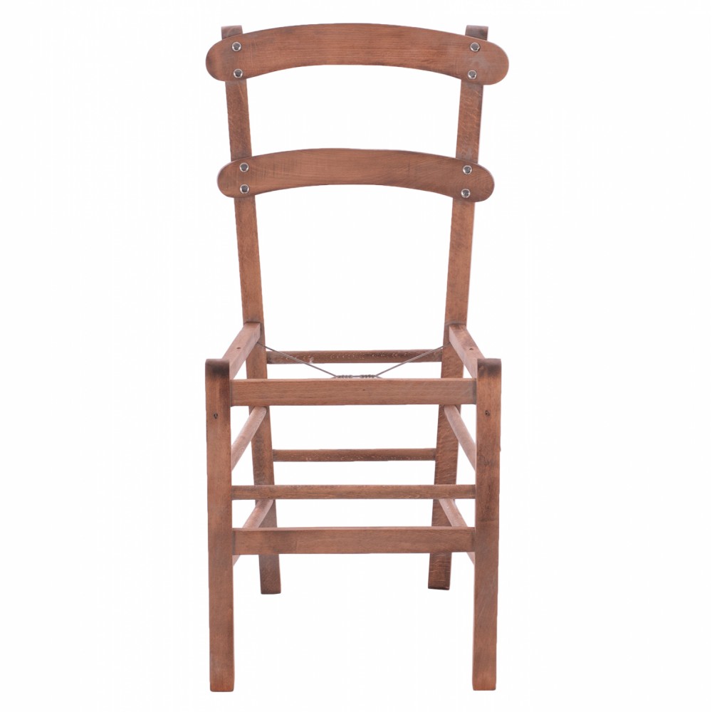 Καρέκλα καφενείου από ξύλο σε χρώμα καρυδί 40x38x88