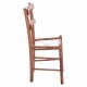 Καρέκλα καφενείου από ξύλο σε χρώμα καρυδί 40x38x88