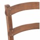Καρέκλα καφενείου από ξύλο σε χρώμα καρυδί 40x38x88
