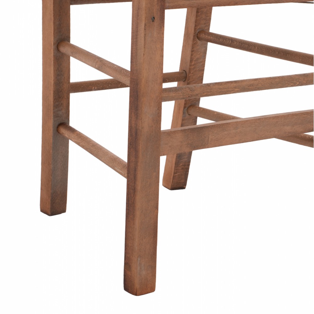 Καρέκλα καφενείου από ξύλο σε χρώμα καρυδί 40x38x88