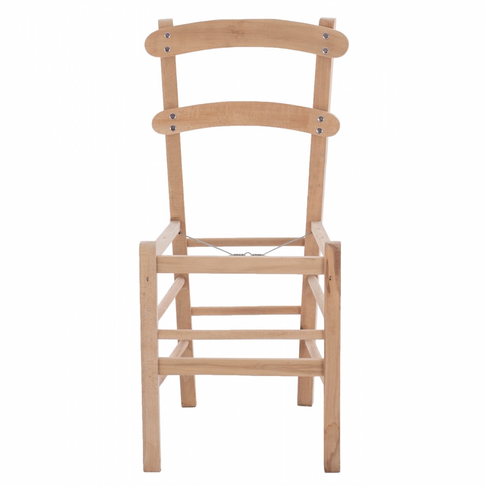 Καρέκλα καφενείου από ξύλο σε χρώμα φυσικό 40x38x88