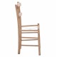 Καρέκλα καφενείου από ξύλο σε χρώμα φυσικό 40x38x88