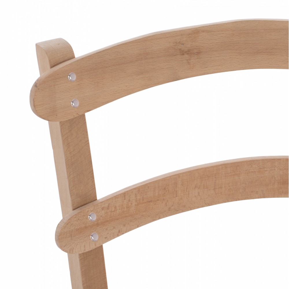 Καρέκλα καφενείου από ξύλο σε χρώμα φυσικό 40x38x88