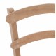 Καρέκλα καφενείου από ξύλο σε χρώμα φυσικό 40x38x88