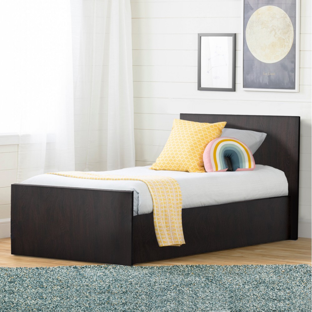 Κρεβάτι ''ADLER''  μονό σε χρώμα βέγγε για στρώμα 90Χ200