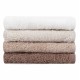 Σετ πετσέτες σε θήκη "Beverly Hills Polo Club" από βαμβάκι σε χρώμα λεύκο/καφέ/εκρού/μπέζ 30x30
