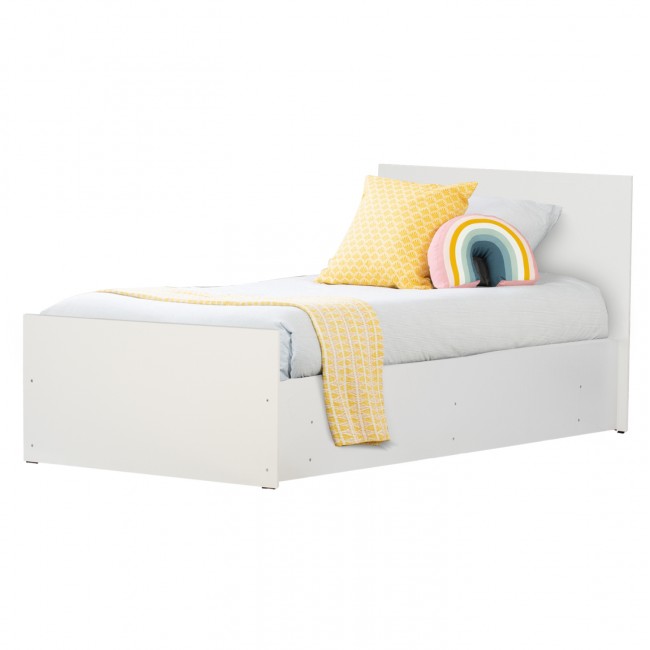 Κρεβάτι μονό ''ADLER'' σε χρώμα λευκό για στρώμα 90Χ200