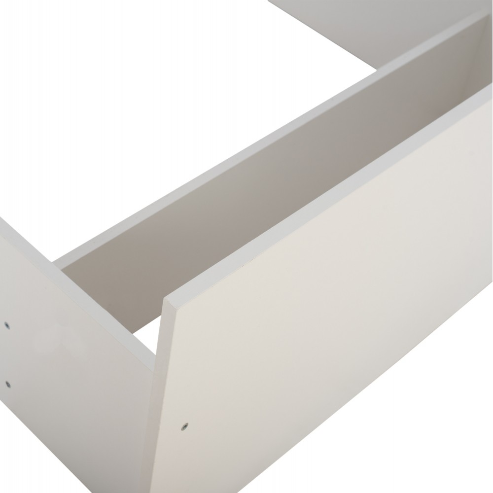 Κρεβάτι μονό ''ADLER'' σε χρώμα λευκό για στρώμα 90Χ200