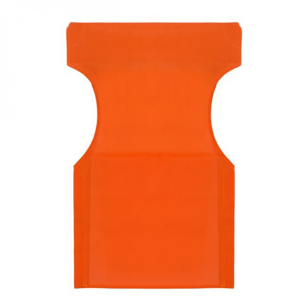 Πανί σκηνοθέτη από textilene σε χρώμα πορτοκαλί 46.5Χ53Χ80