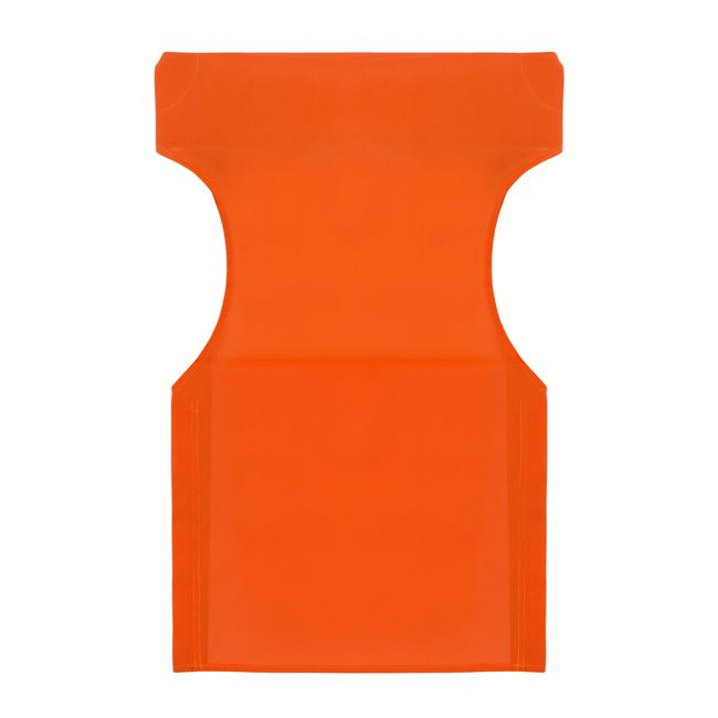 Πανί σκηνοθέτη από textilene σε χρώμα πορτοκαλί 46.5Χ53Χ80