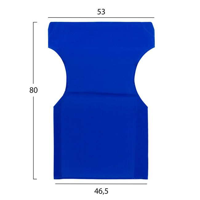 Πανί σκηνοθέτη από textilene σε χρώμα μπλε 46.5Χ53Χ80