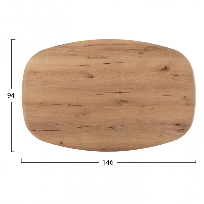 Επιφάνεια τραπεζιού από werzalit σε χρώμα φυσικό 146X94