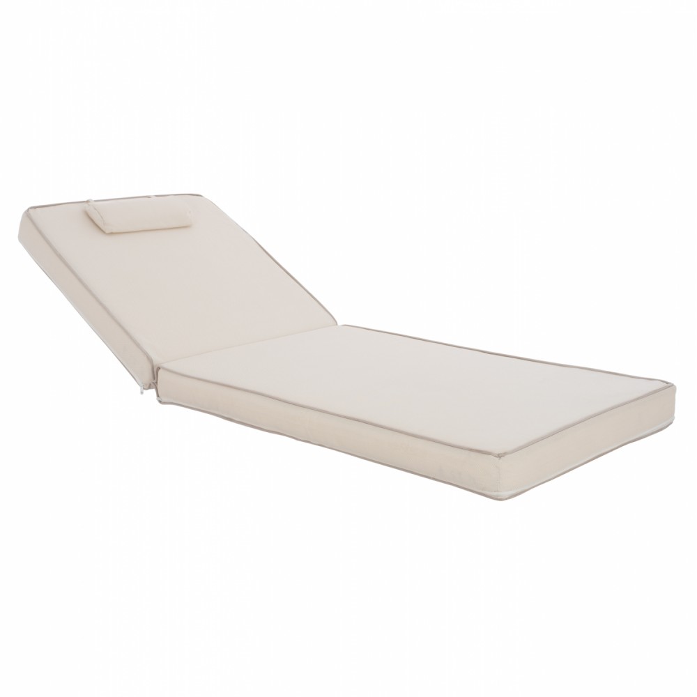 Μαξιλάρι ξαπλώστρας "SIFNOS" σε χρώμα μπεζ 194x70x11